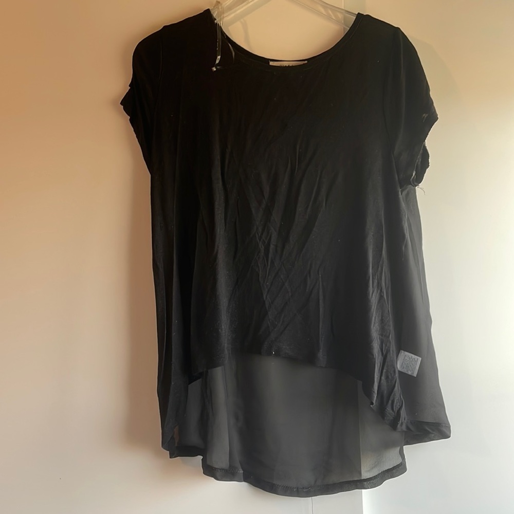 Sheer back top